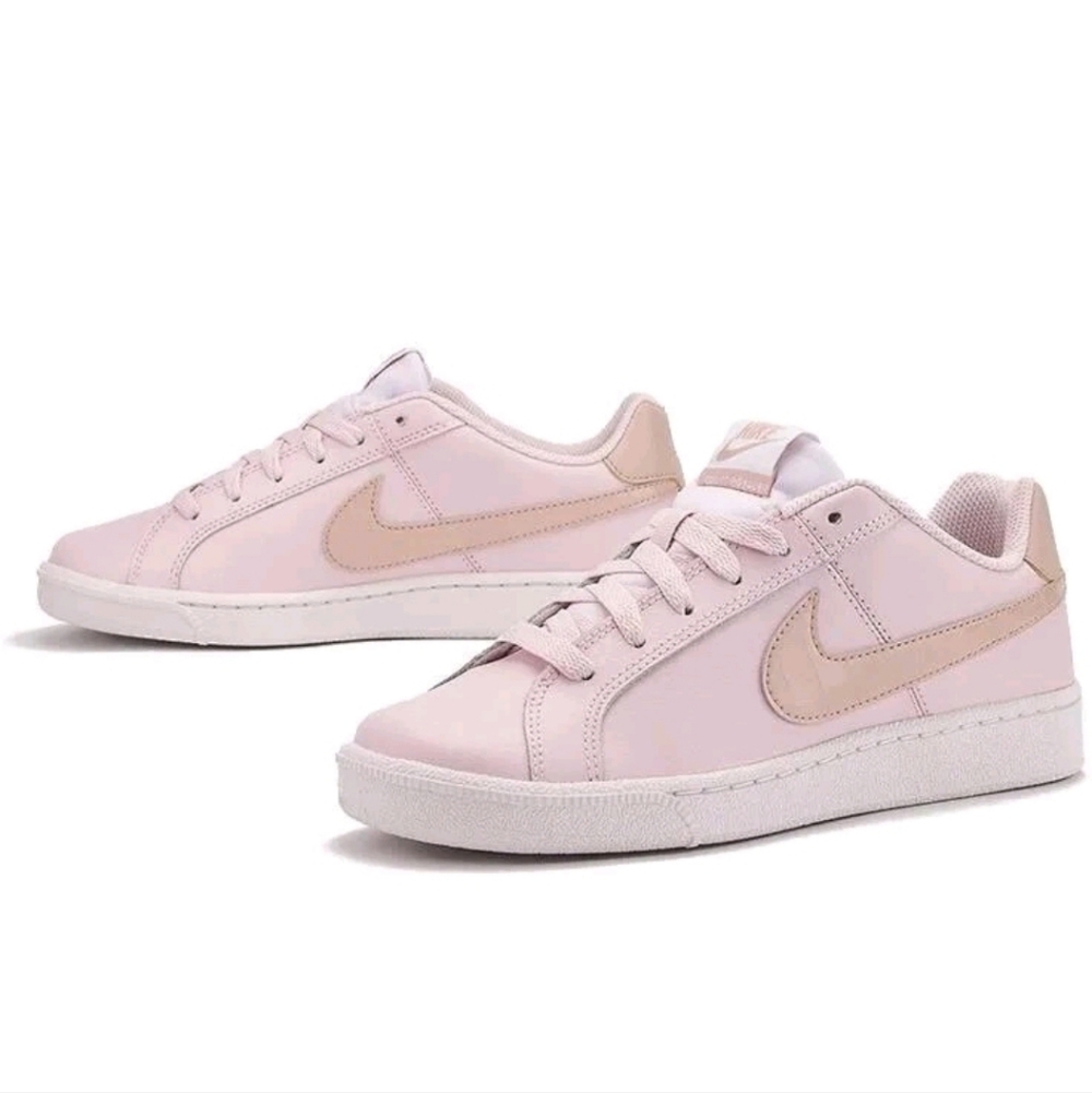 Women Nike Court Royale Casual Shoes Size 7.5 Barely Rose Pink White - Picture 4 of 5